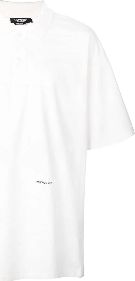 Calvin Klein 205W39NYC Embroidered polo shirt