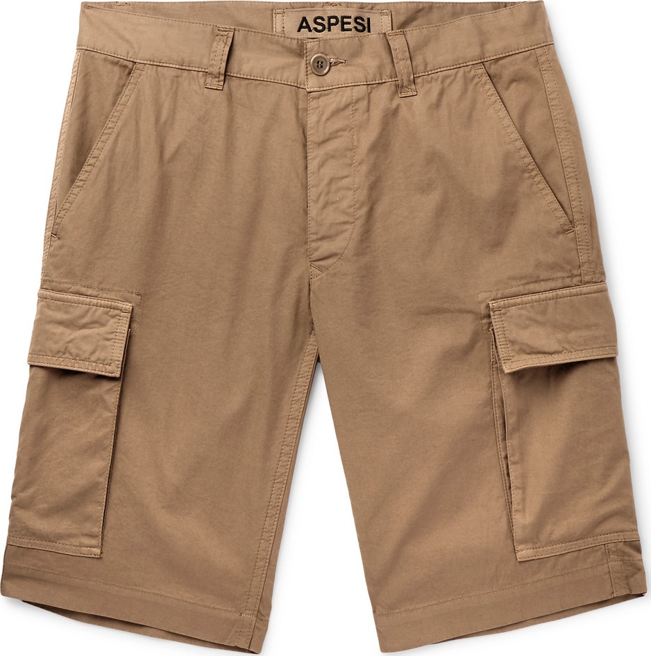 Aspesi Slim-Fit Cotton Cargo Shorts