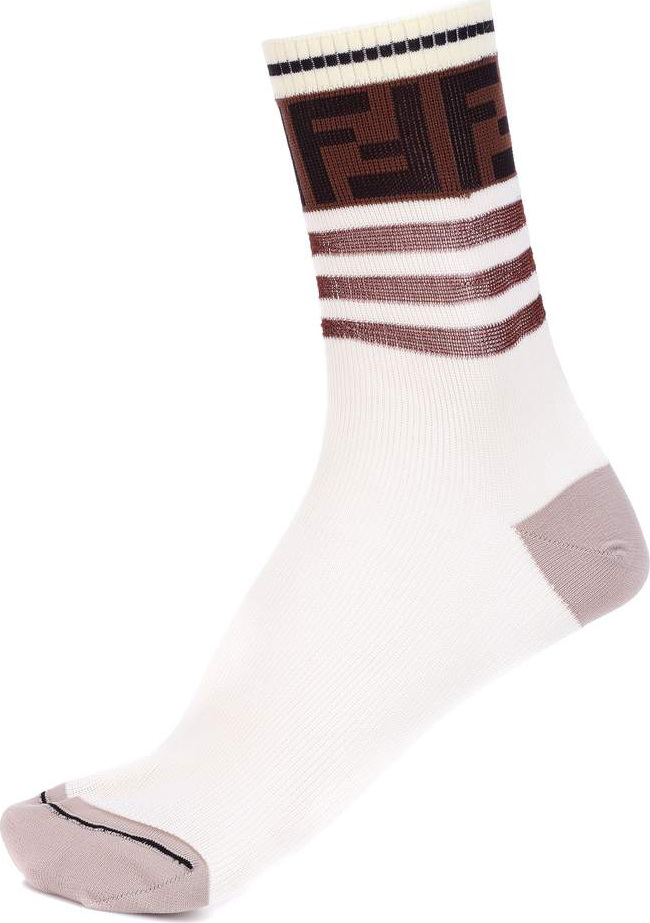 Fendi Logo cotton-blend socks