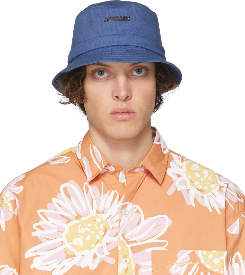Jacquemus Blue 'Le Bob Gadjo' Bucket Hat