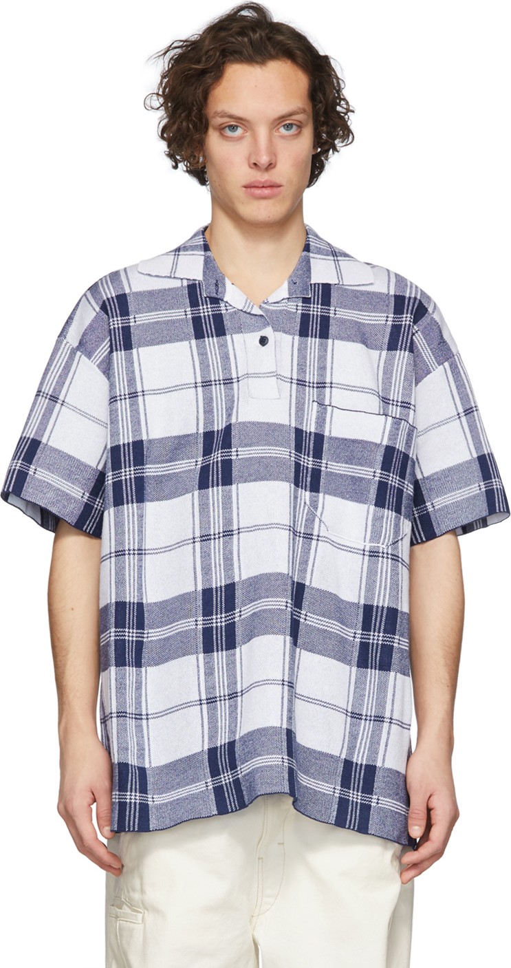 Jacquemus Blue 'Le Polo Torchon' Polo