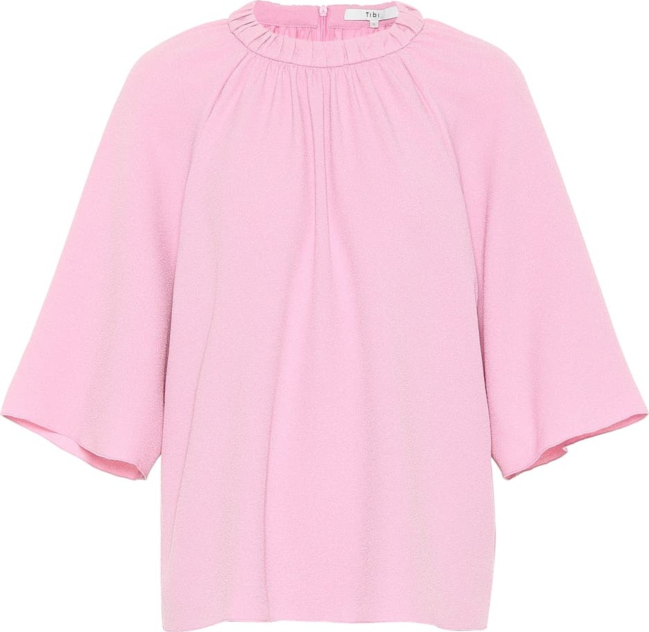 Tibi Mira crêpe top