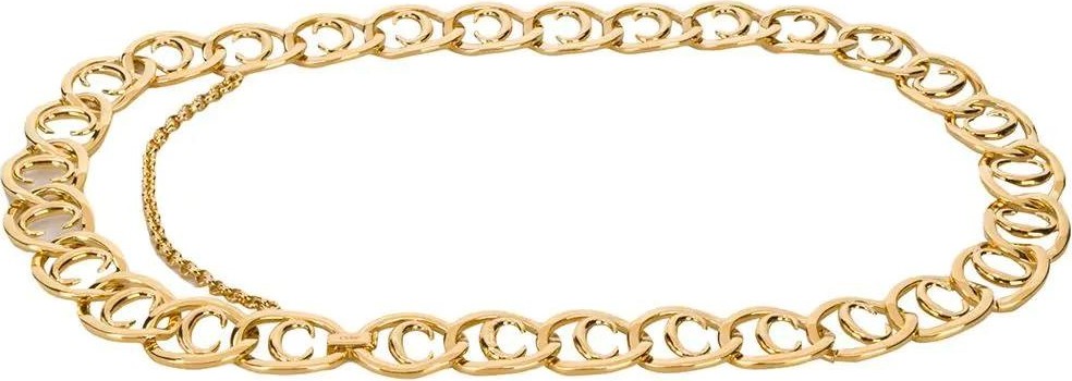 Chloe C logo chain belt