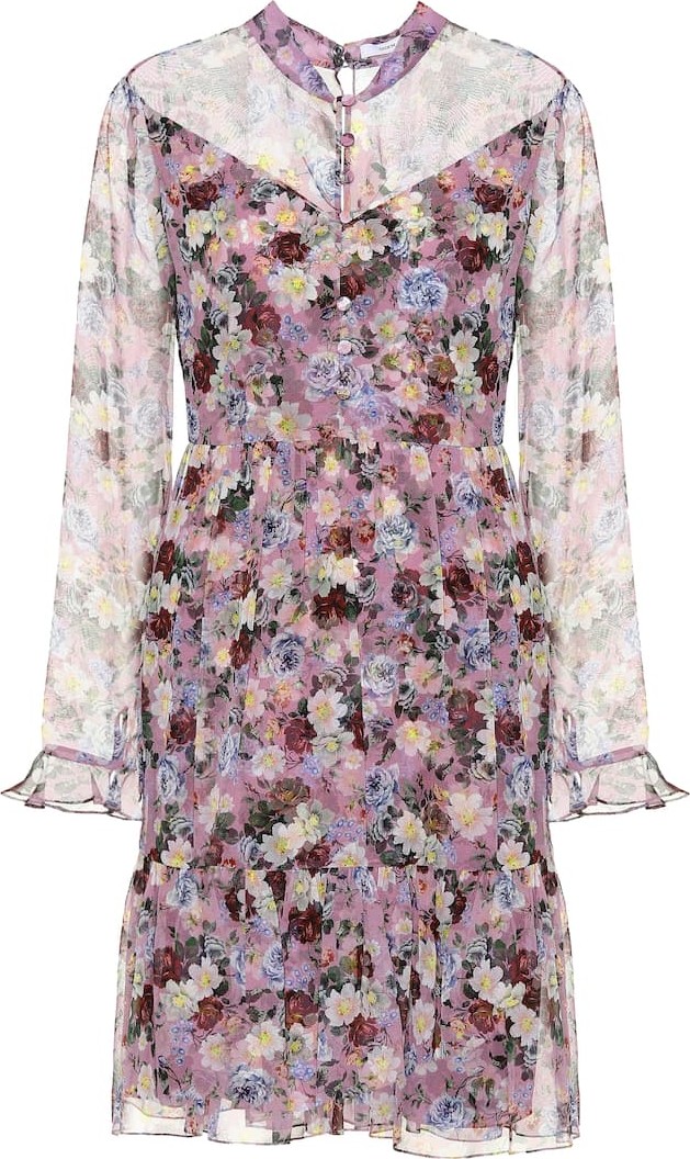 Erdem Danielle floral silk minidress
