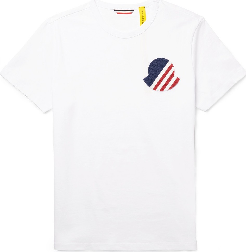 Moncler Genius 2 Moncler 1952 Logo-Appliquéd Cotton-Jersey T-Shirt