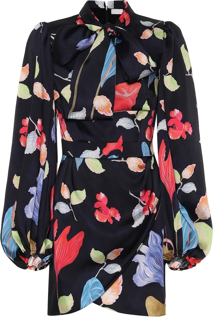 Peter Pilotto Floral twill minidress