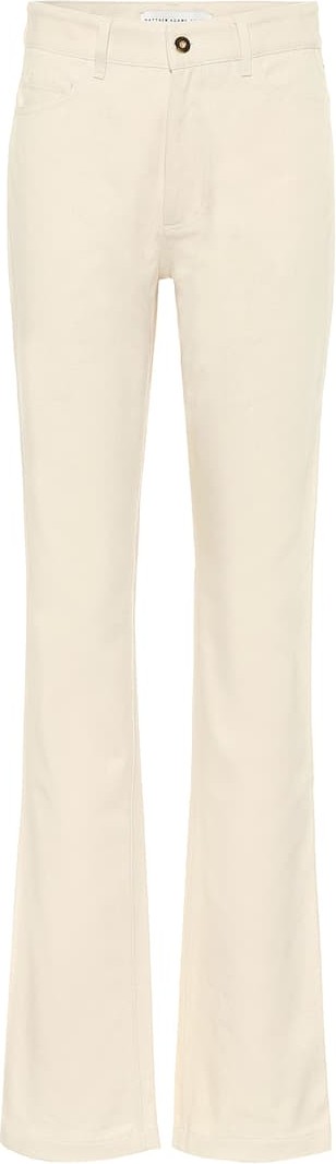 Matthew Adams Dolan High-rise straight jeans