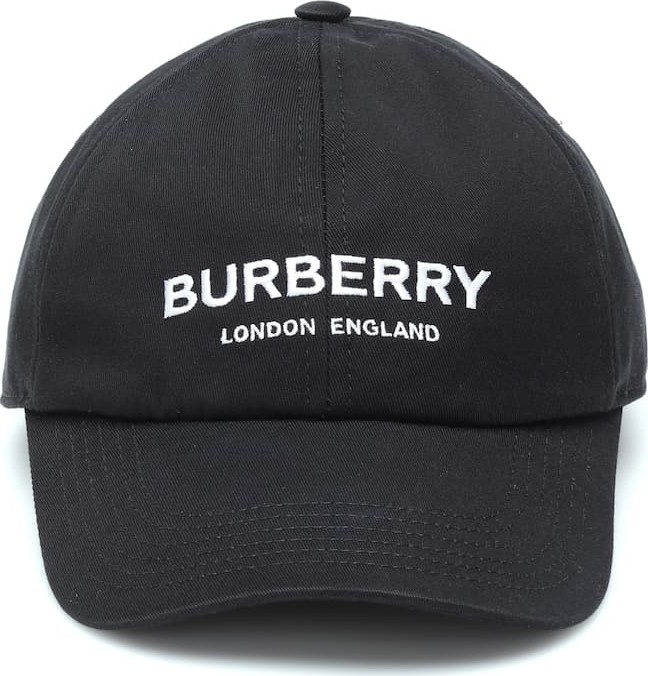 Burberry London England Embroidered cotton baseball cap