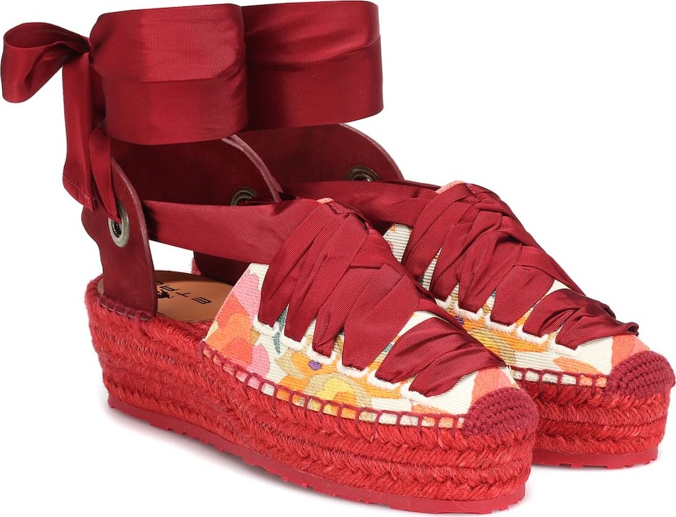 Etro Exclusive to Mytheresa – floral espadrilles