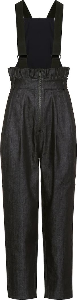 Tibi Denim overalls