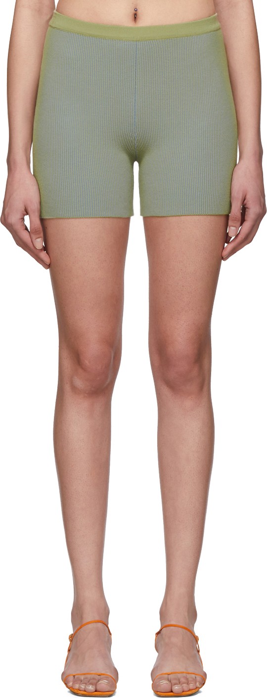 Jacquemus Green 'Le Short Arancia' Shorts