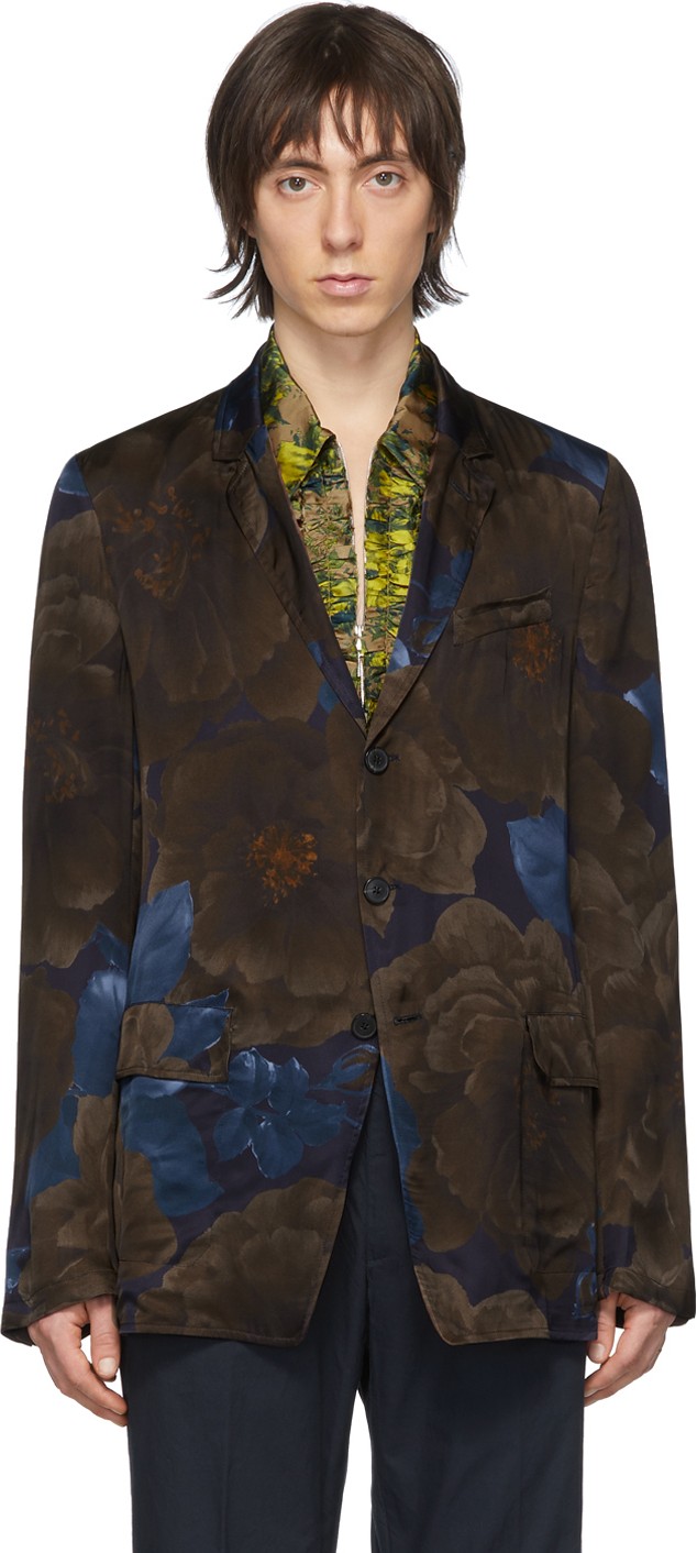 Dries Van Noten Multicolor Charles Shirt Blazer