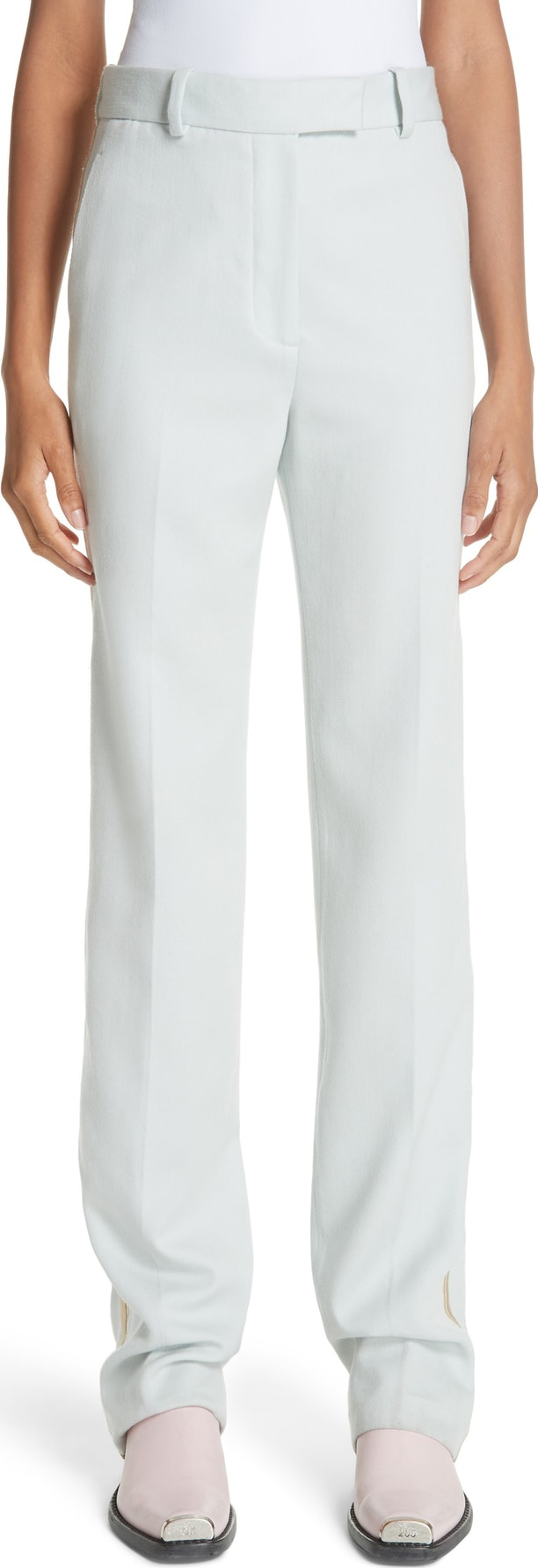 Calvin Klein 205W39NYC Wool Twill Marching Band Pants