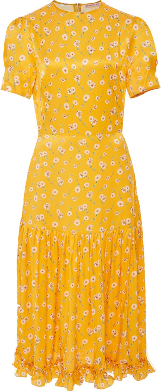 The Vampire's Wife Yellow Hummingbird Dress