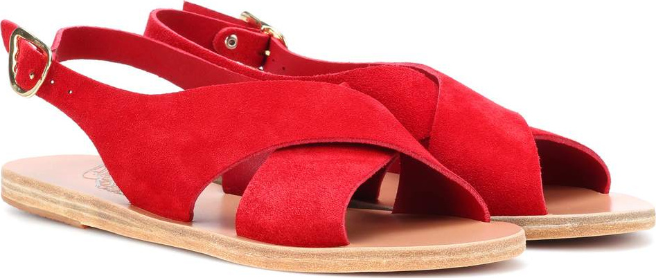 Ancient Greek Sandals Maria suede sandals