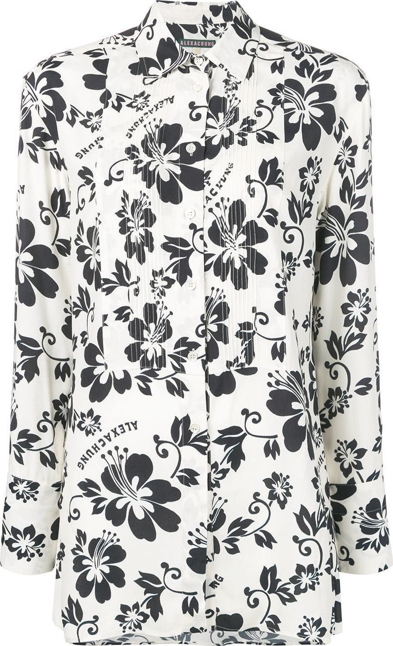 Alexachung Hawaiian flower print shirt
