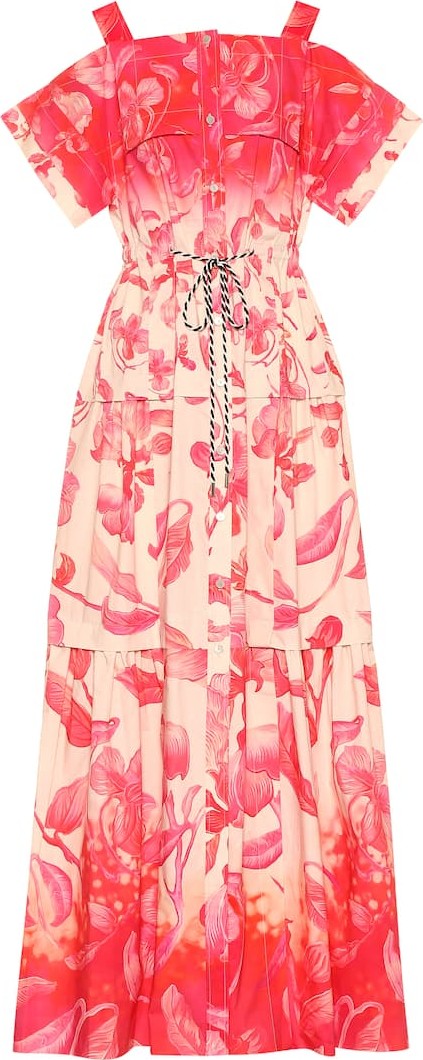 Peter Pilotto Floral cotton-poplin maxi dress