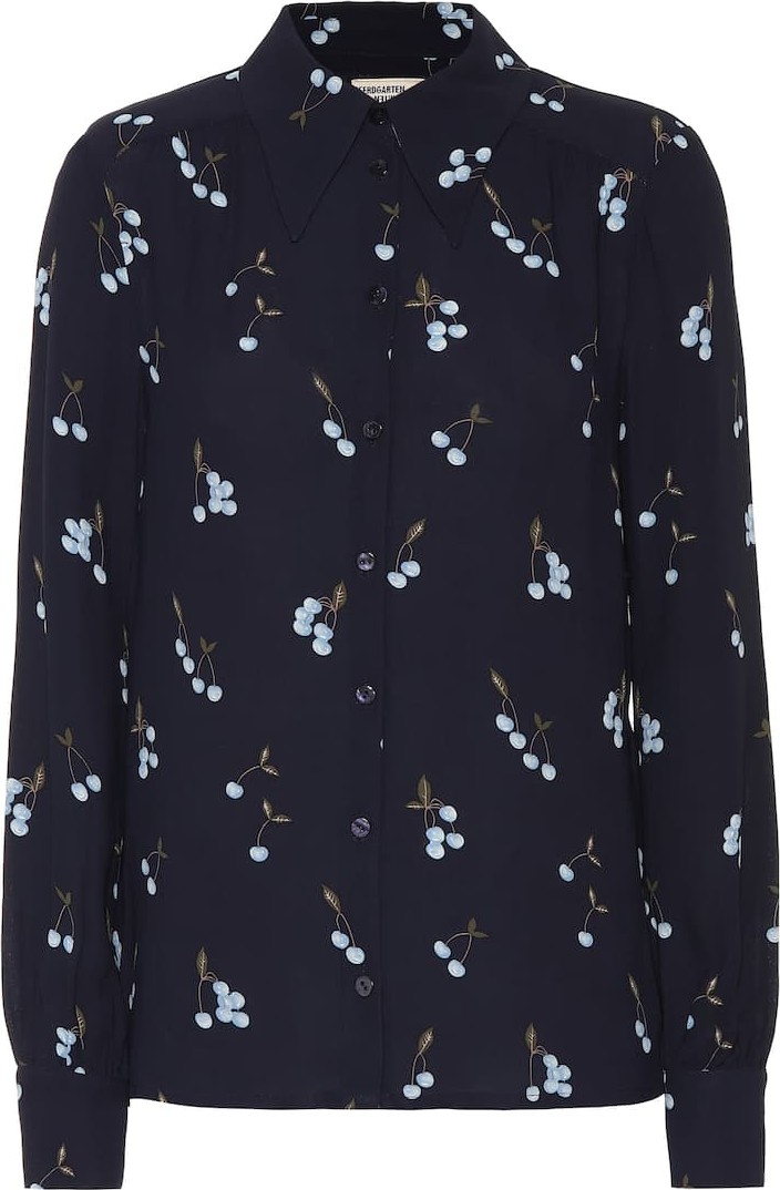 Baum und Pferdgarten Maiken cherry-print shirt
