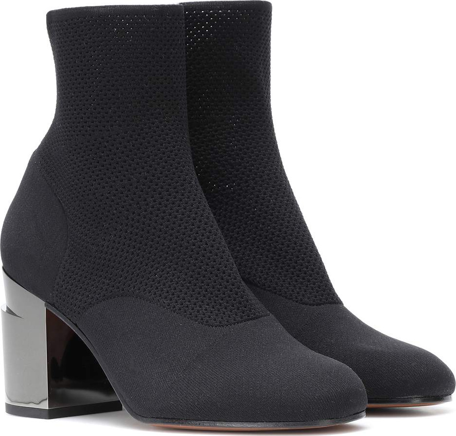 Robert Clergerie Keane stretch-knit ankle boots