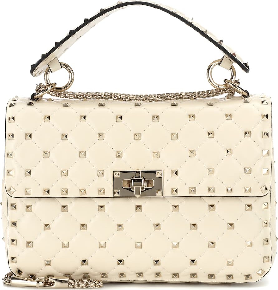 Valentino Valentino Garavani Rockstud spike leather handbag