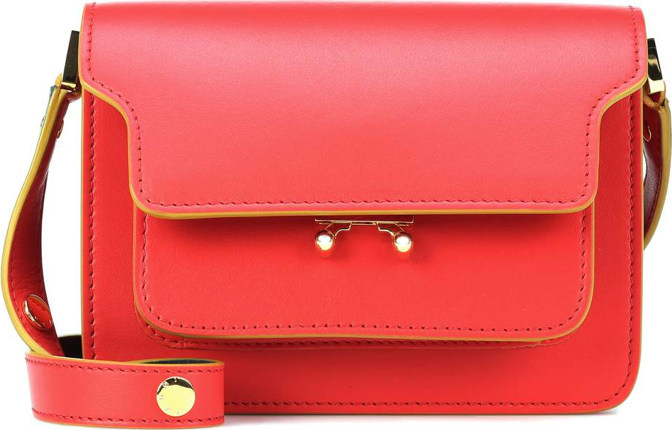 Marni Trunk Mini leather shoulder bag