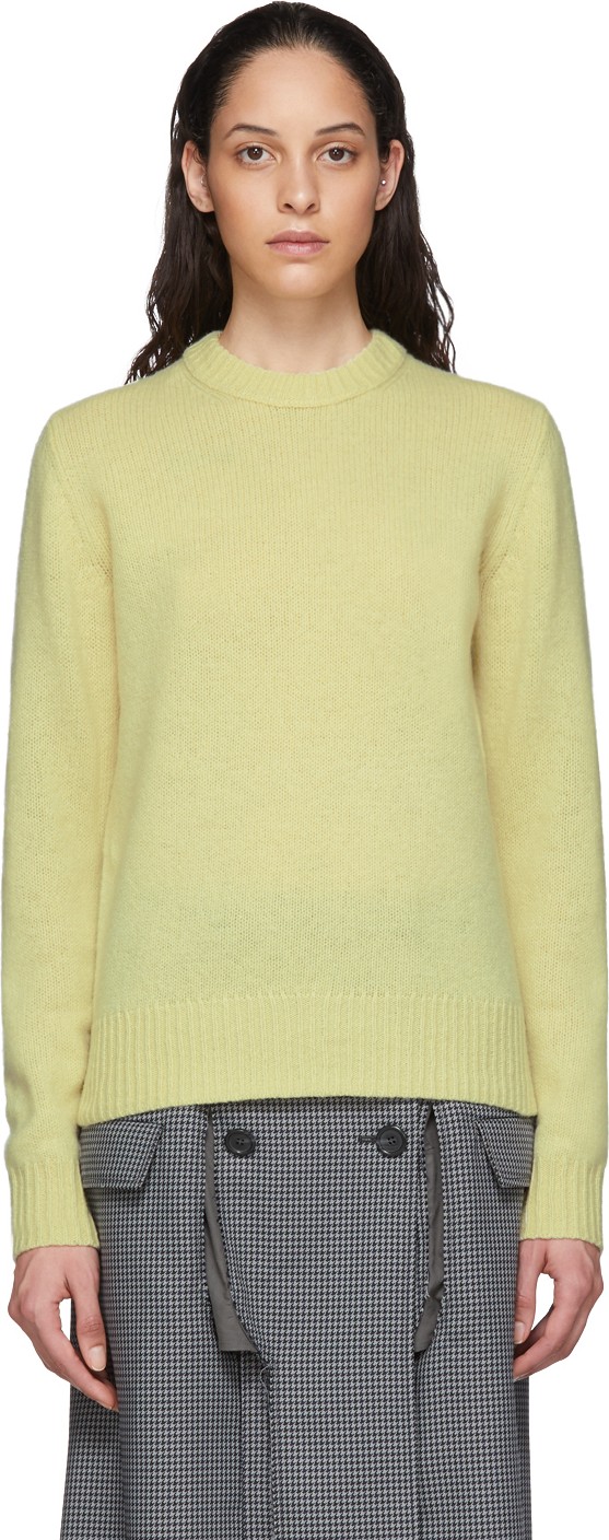 Acne Studios Yellow Kai Sweater