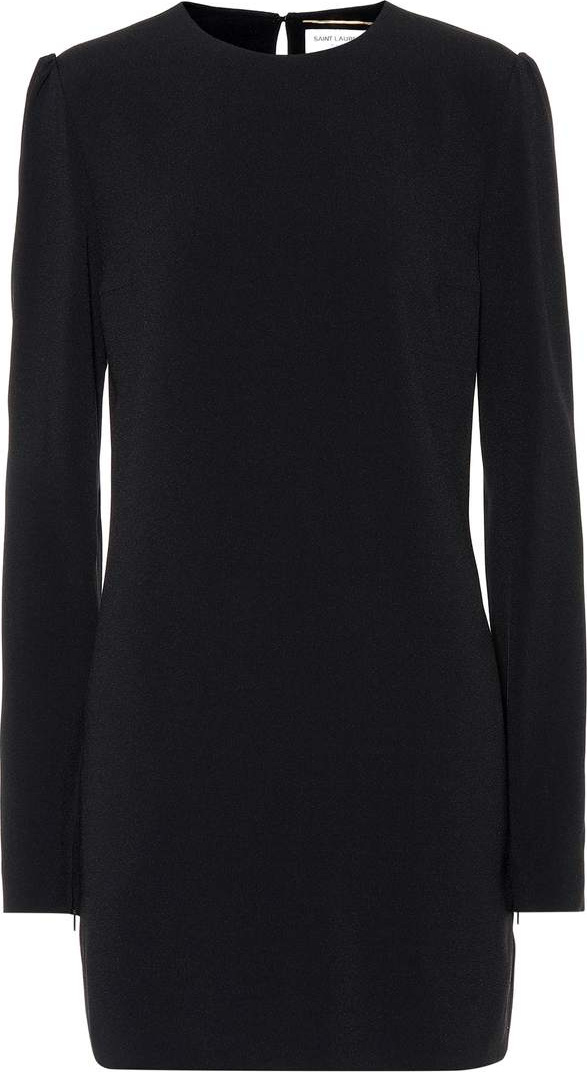 Saint Laurent Cady crêpe minidress