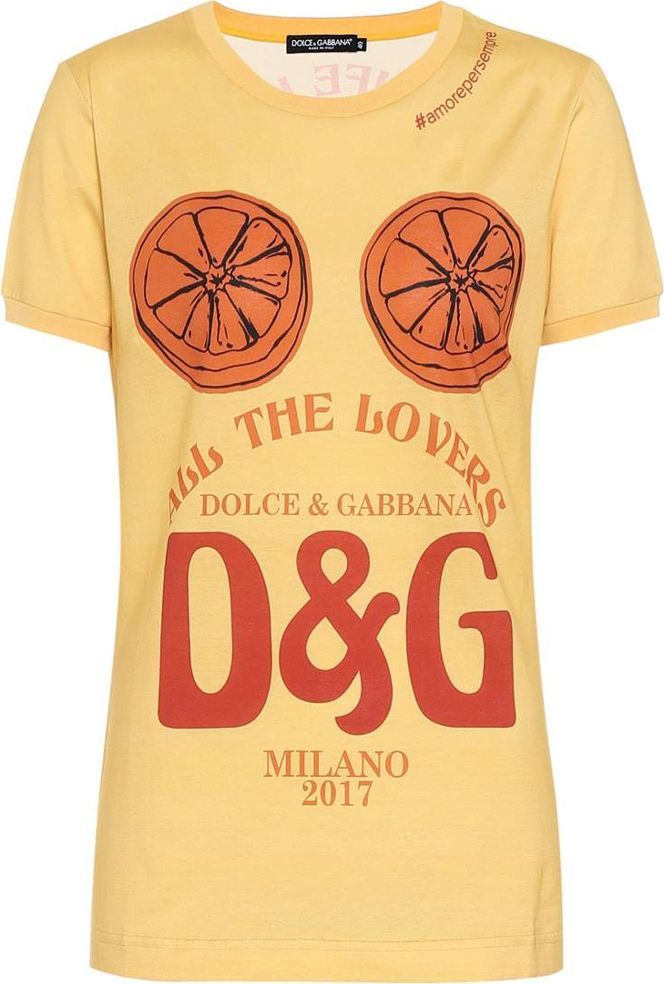 Dolce & Gabbana Printed cotton T-shirt