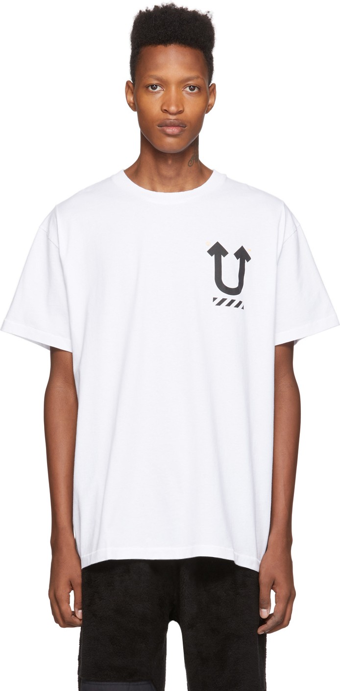 Off White White Undercover Edition Skeleton Dart Arrows T-Shirt