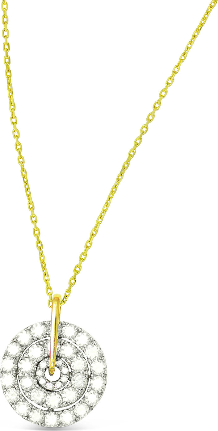 Frederic Sage 18k Firenze II Spinning Diamond Pendant Necklace
