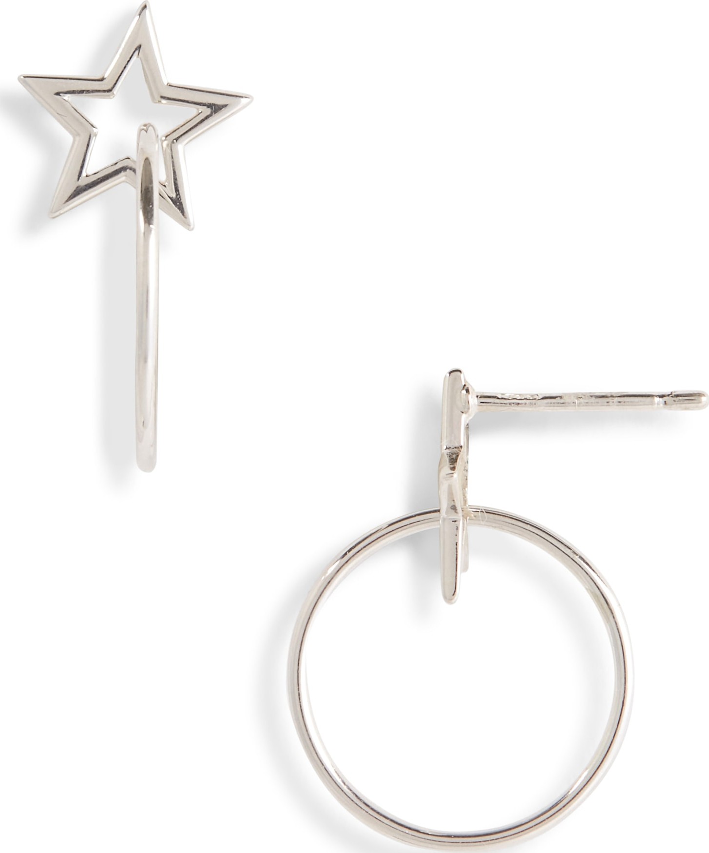 Natasha Schweitzer Star Hoop Earrings