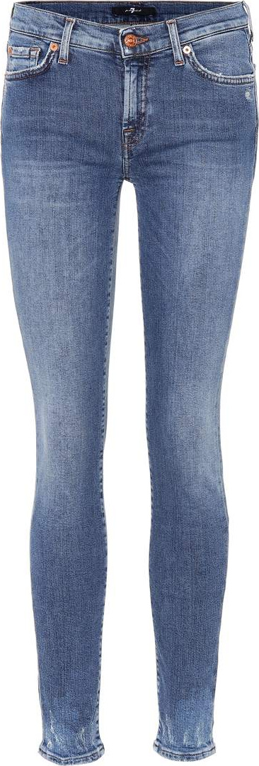 7 For All Mankind The Skinny mid-rise jeans