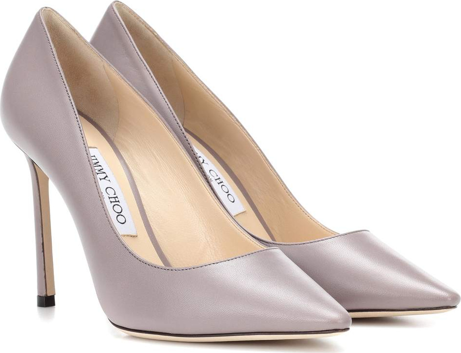 Jimmy Choo Romy 100 leather pumps