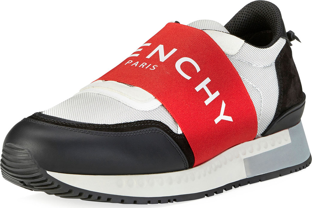 Givenchy Banded Active Running Sneaker, Red