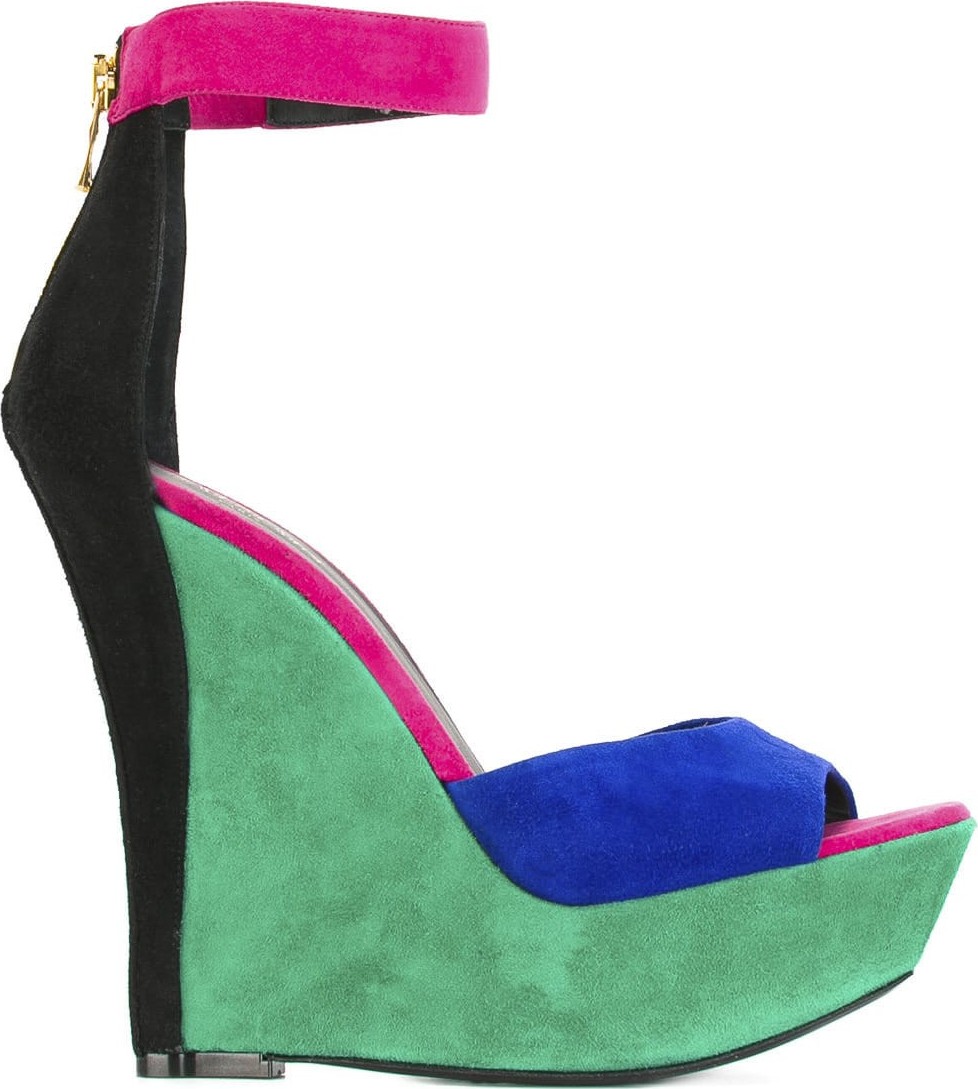 Balmain multicolor high sandals