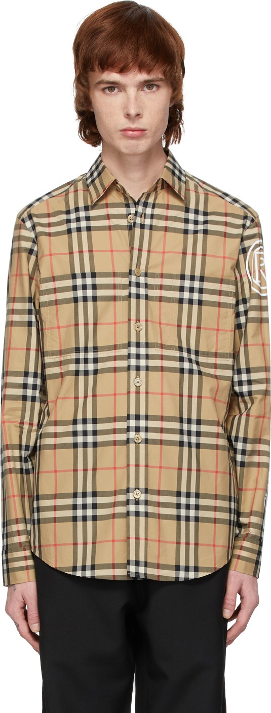 Burberry London England Beige Camerson Shirt