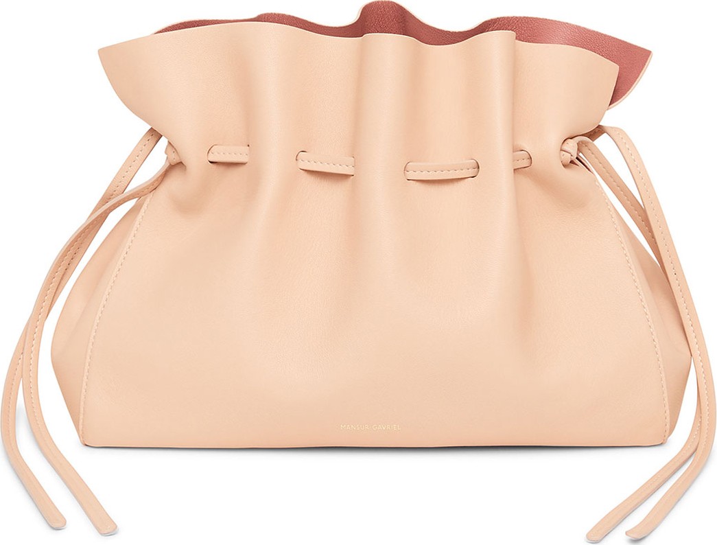 Mansur Gavriel Protea Leather Bucket Bag