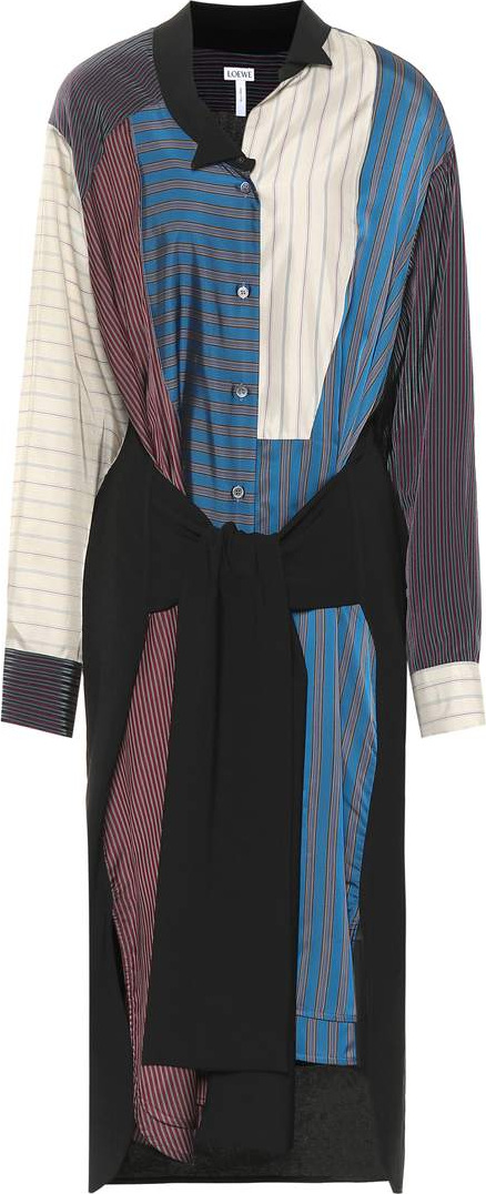 LOEWE Striped shirt dress