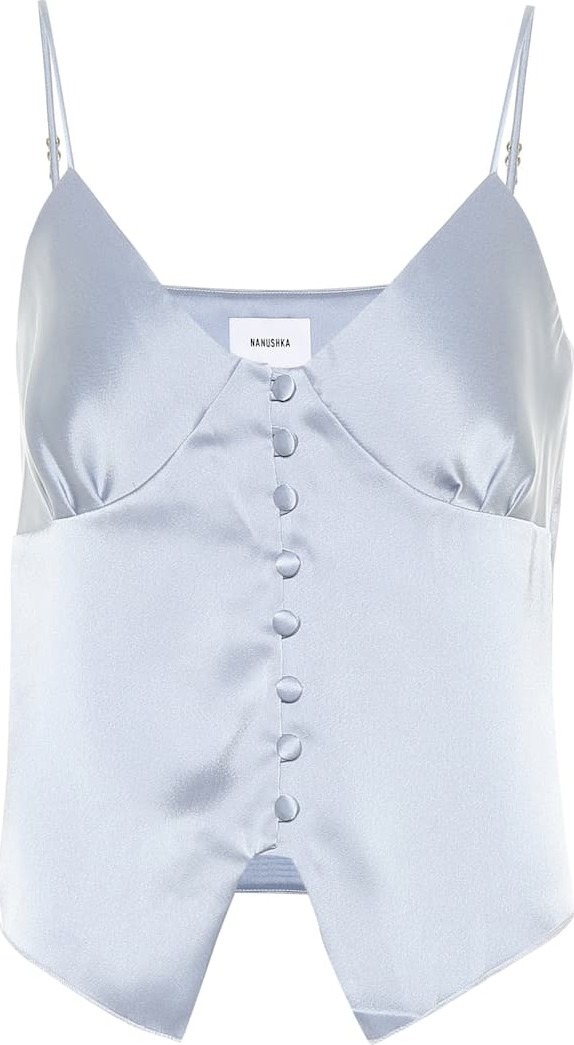 Nanushka Elia satin camisole