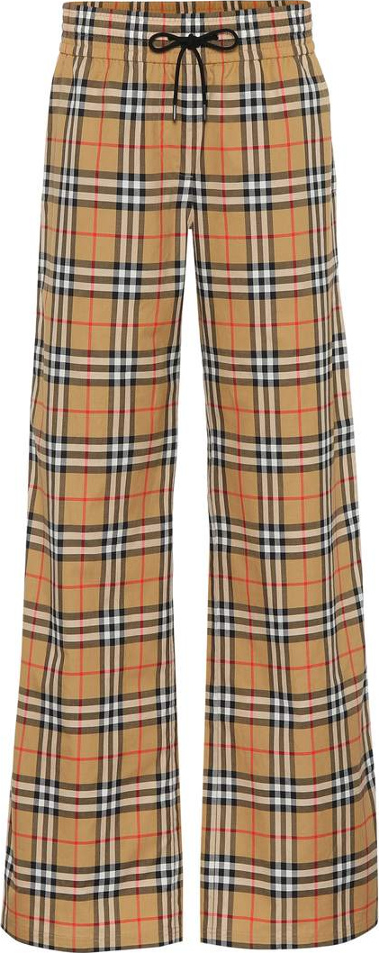Burberry London England Checked cotton pants
