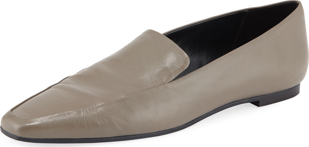 THE ROW Minimal Leather Flat Loafer