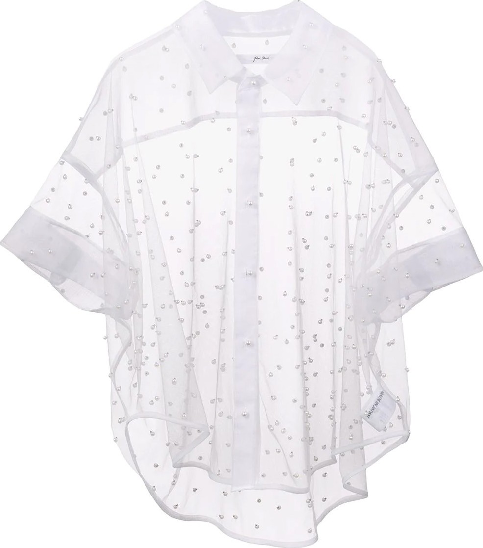 Julien David Pearl woven shirt