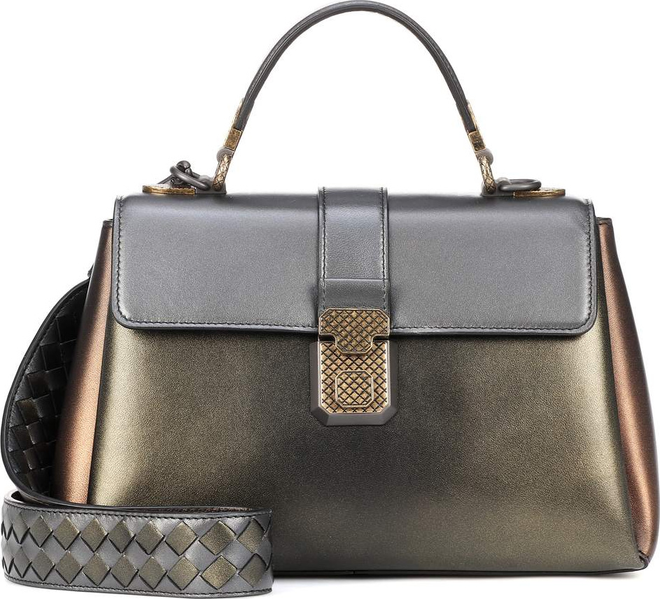 Bottega Veneta Small Piazza leather shoulder bag