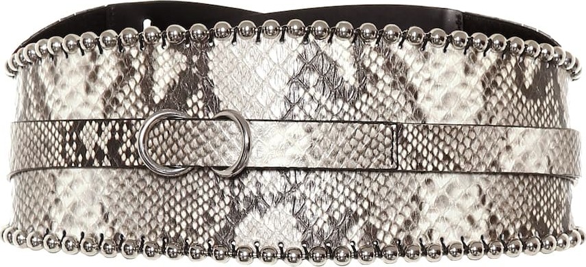Isabel Marant Kytoo embossed leather belt