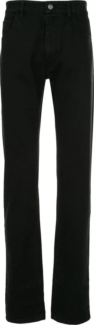 Raf Simons Laminated back zipper jean