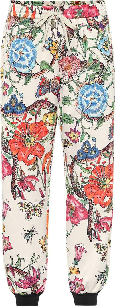 Gucci Printed jersey pants