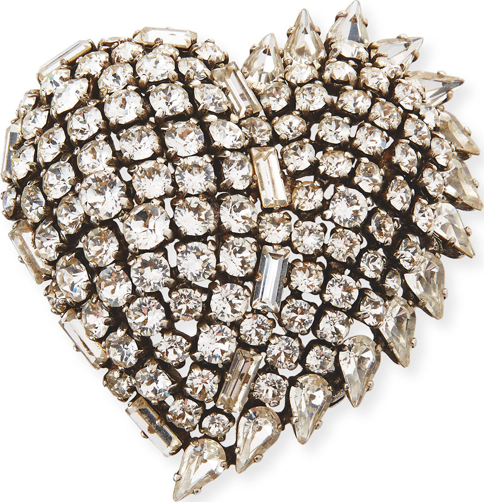 Saint Laurent Smoking Heart Pin