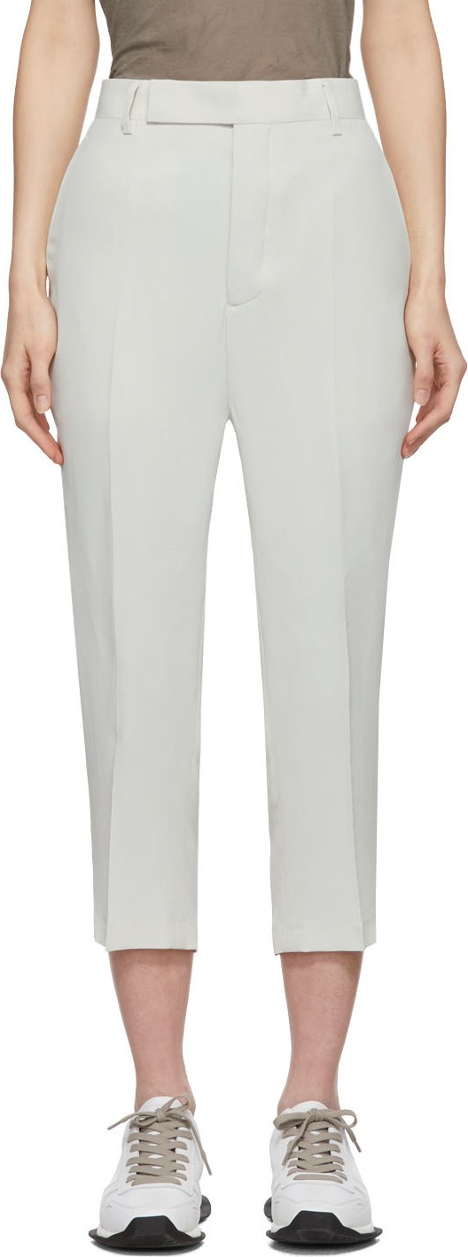 Rick Owens Off-White Easy Astaires Trousers