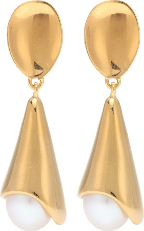 Sophie Buhai Anna 18kt gold vermeil and freshwater pearl earrings