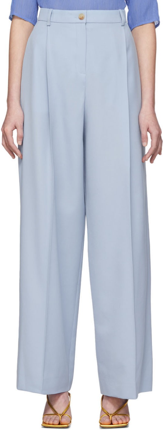 Nina Ricci Blue Long Trousers